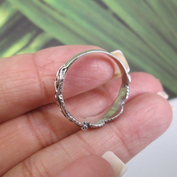 Sterling Silver OCTOPUS Ring>925 Octopus Band,Octopi,Sterling Ring,Wedding Ring - Picture 6 of 6